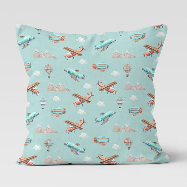Mountain Adventure Nursery Pillow - Throw Pillow