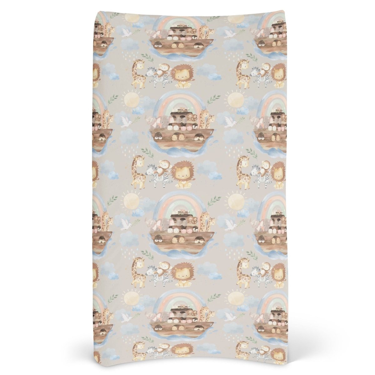 Noah's Ark Changing Pad Cover - gender_boy, Noah's Ark, Theme_Jungle