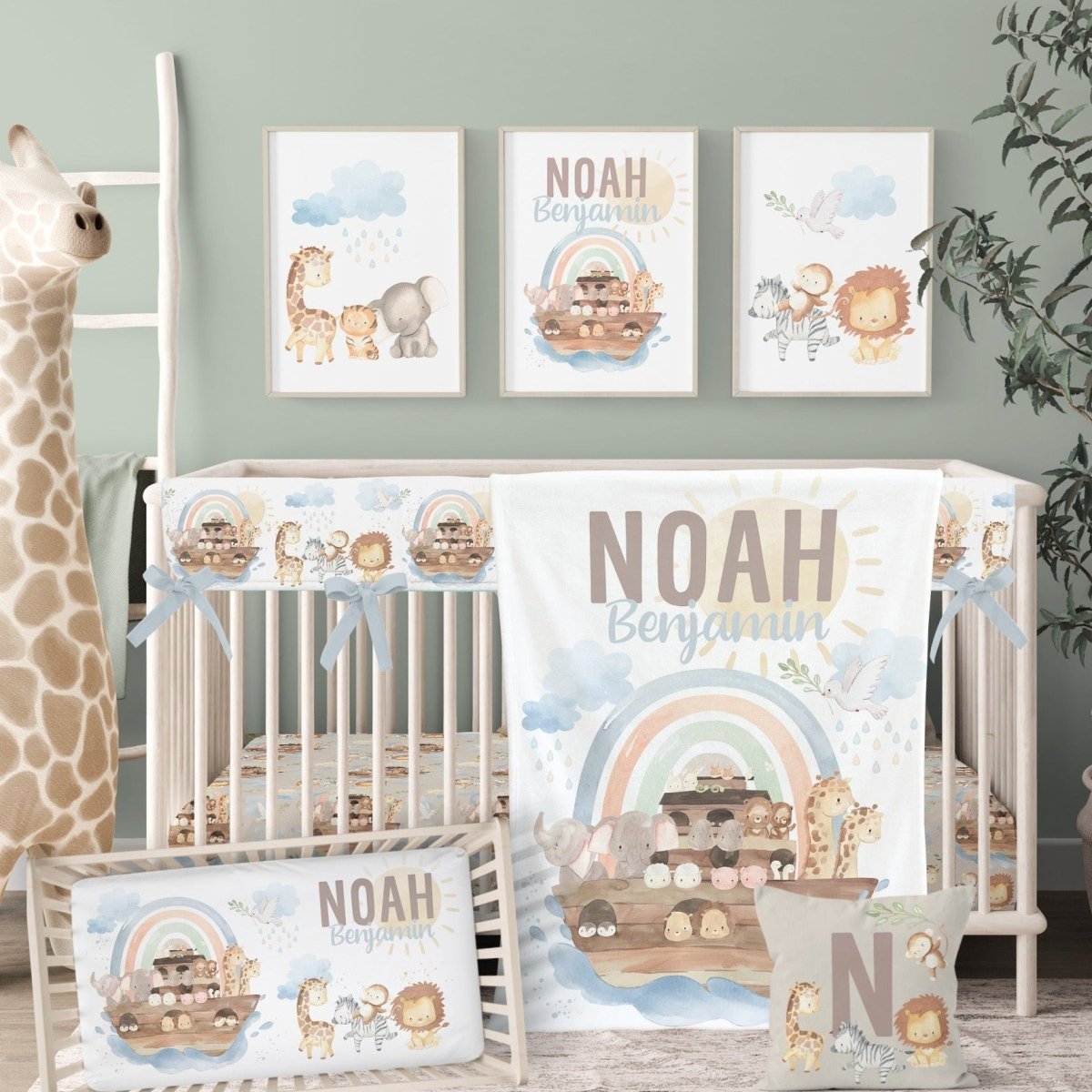 Noah's Ark Nursery Collection - gender_boy, Noah's Ark, text