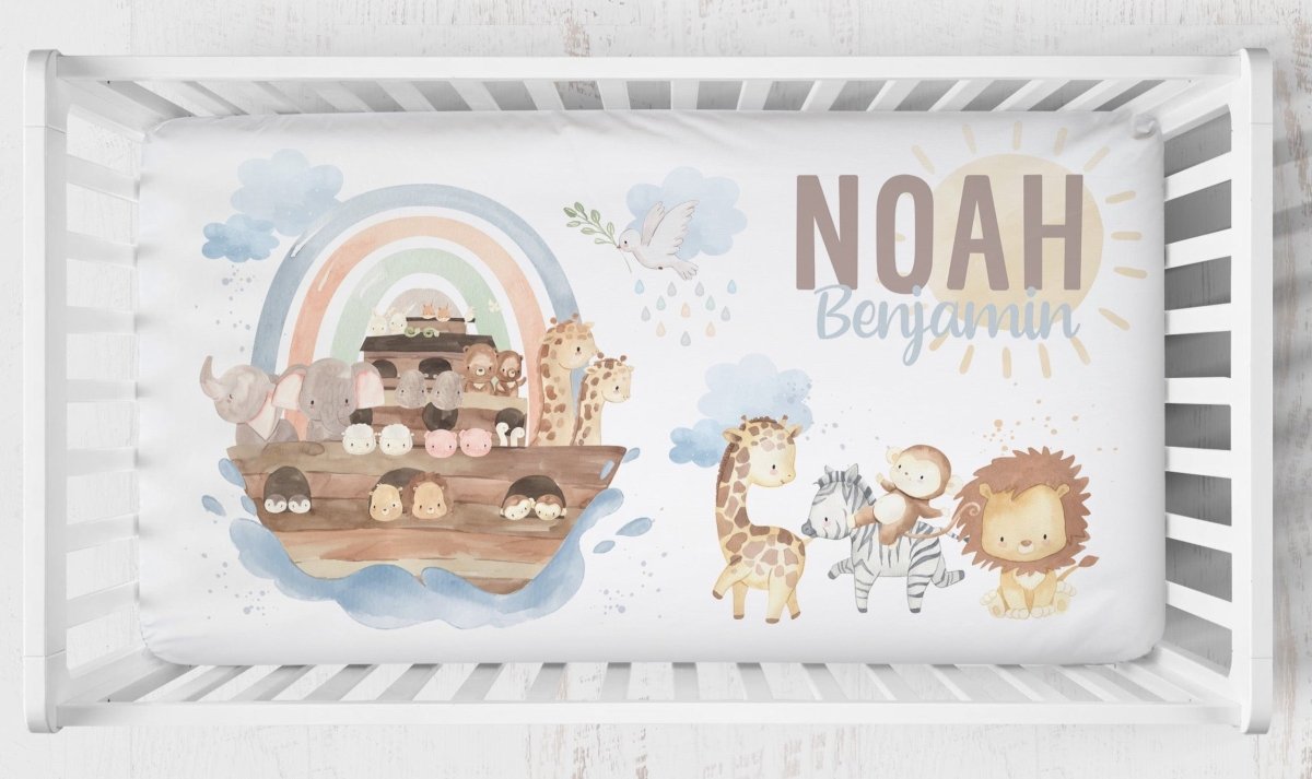 Noah's Ark Nursery Starter Set - gender_boy, Noah's Ark, text