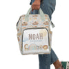 Noah's Ark Personalized Backpack Diaper Bag - gender_boy, Noah's Ark, text
