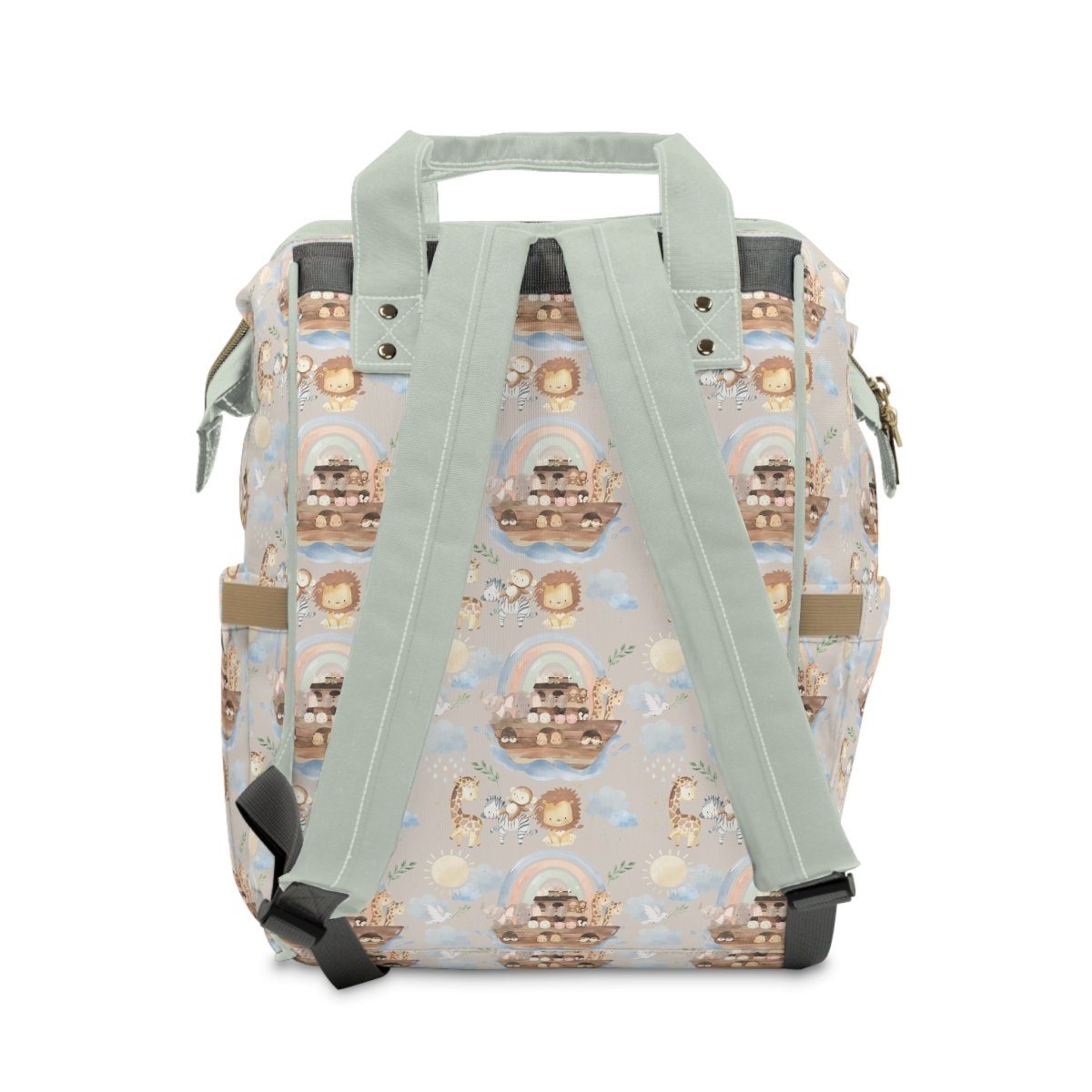 Noah's Ark Personalized Backpack Diaper Bag - gender_boy, Noah's Ark, text