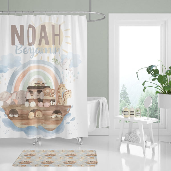 Noah's Ark Personalized Bathroom Collection - gender_boy, Noah's Ark, text