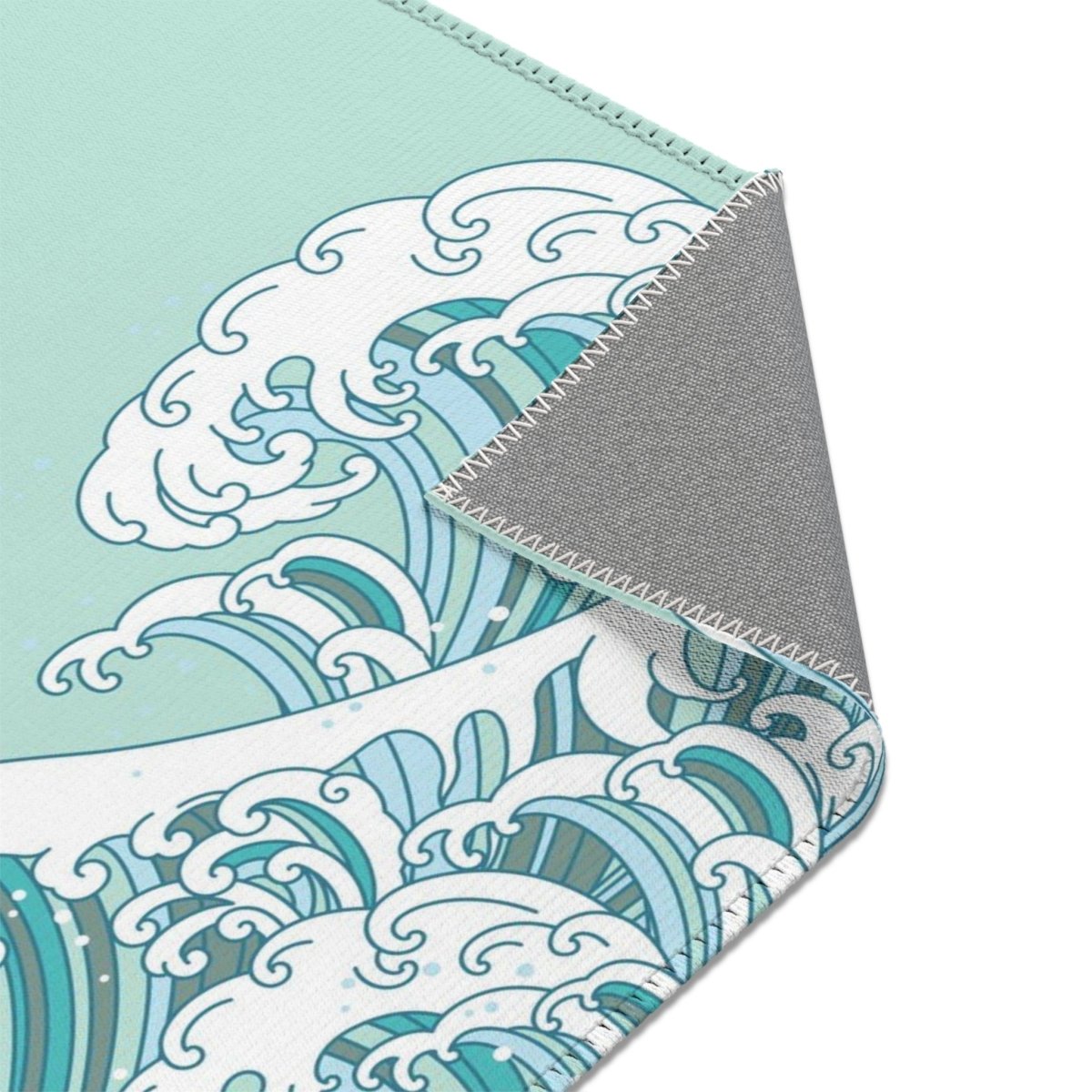 Ocean Tidal Waves Personalized Nursery Rug - gender_boy, gender_neutral, Ocean Waves