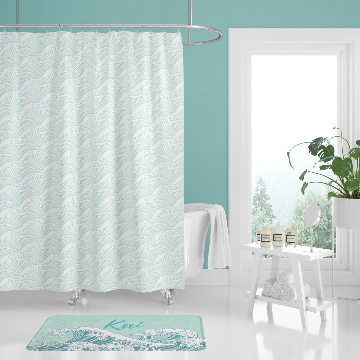 Ocean Waves Bathroom Collection - Boho Surfer, gender_boy, gender_neutral