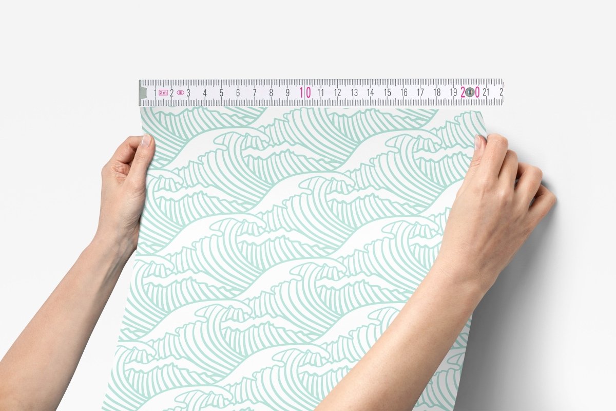 Ocean Waves Peel & Stick Wallpaper - Boho Surfer, gender_boy, gender_neutral