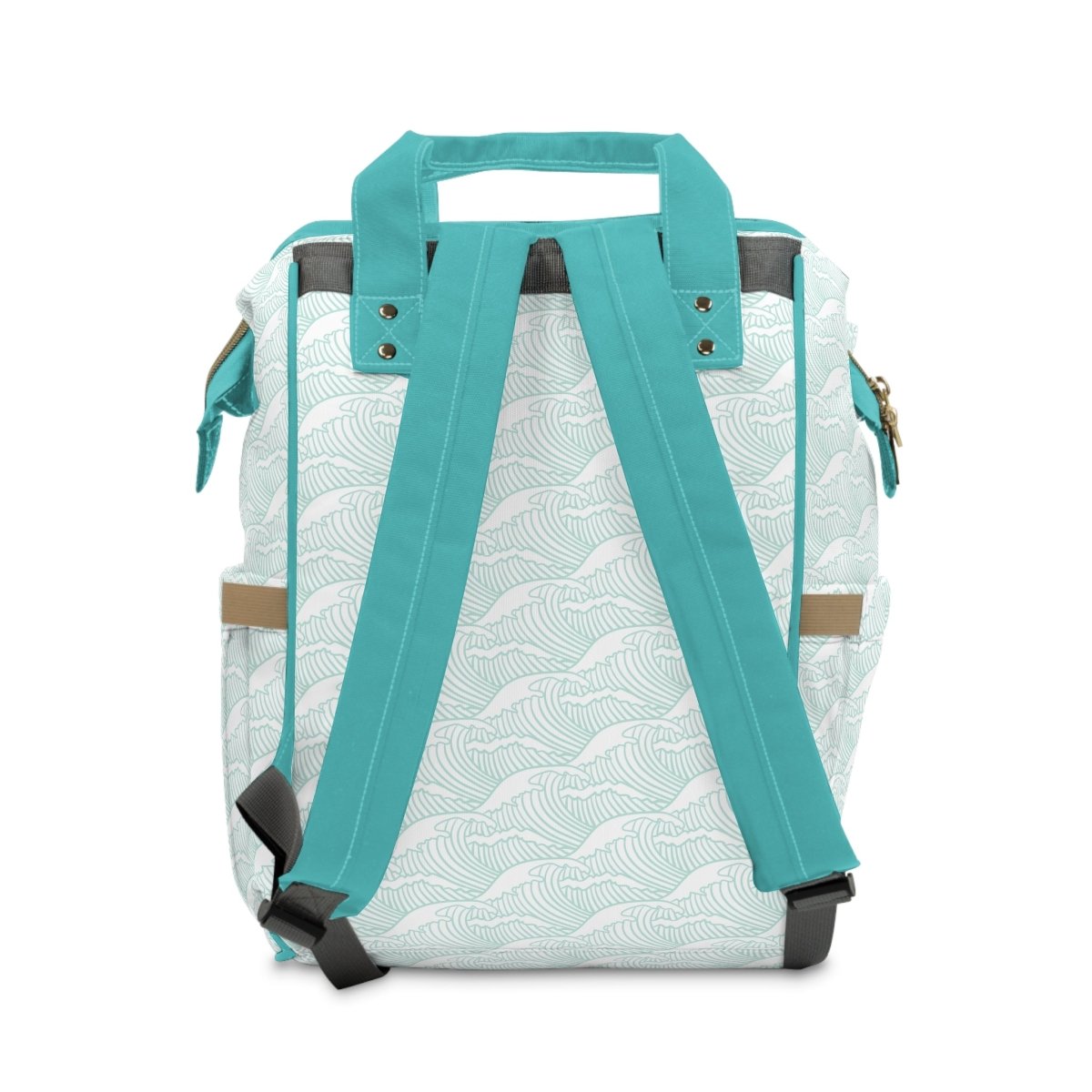 Ocean Waves Personalized Backpack Diaper Bag - gender_boy, gender_neutral, Ocean Waves
