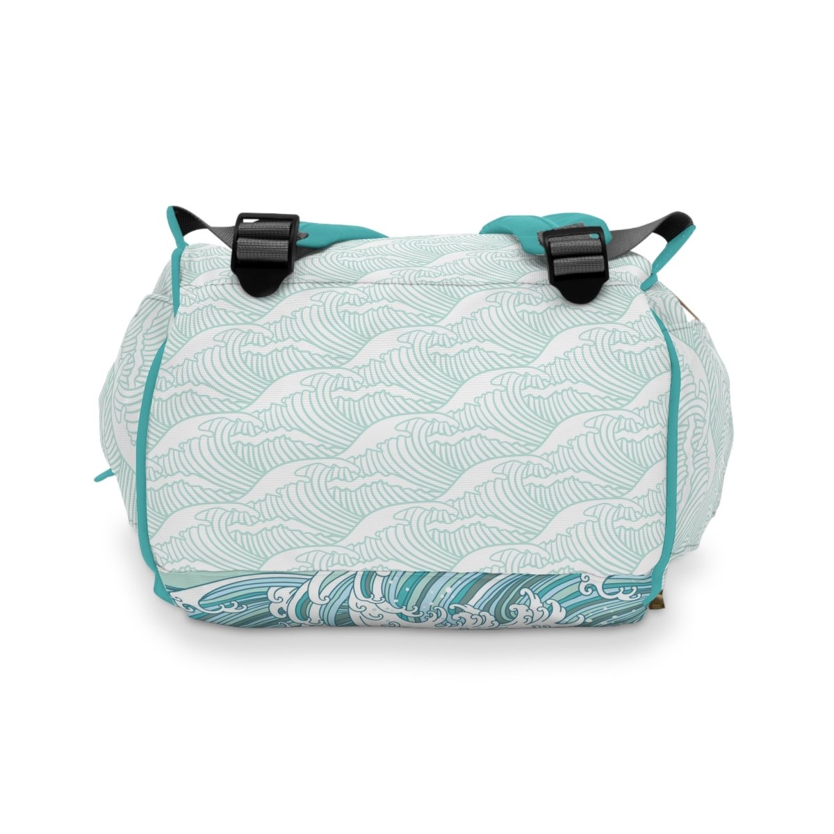 Ocean Waves Personalized Backpack Diaper Bag - gender_boy, gender_neutral, Ocean Waves