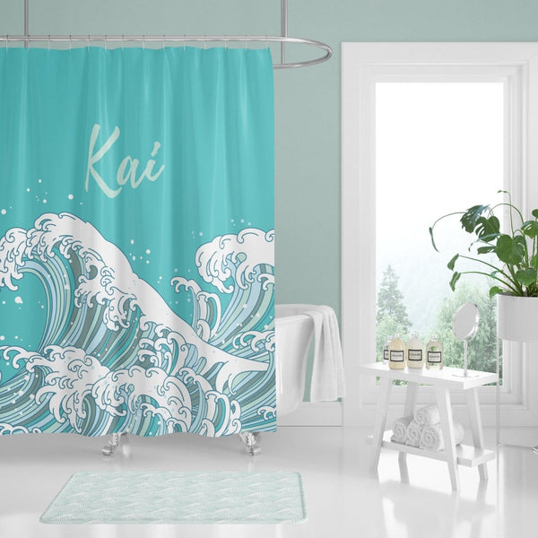 Ocean Waves Personalized Bathroom Collection - gender_boy, gender_neutral, Ocean Waves