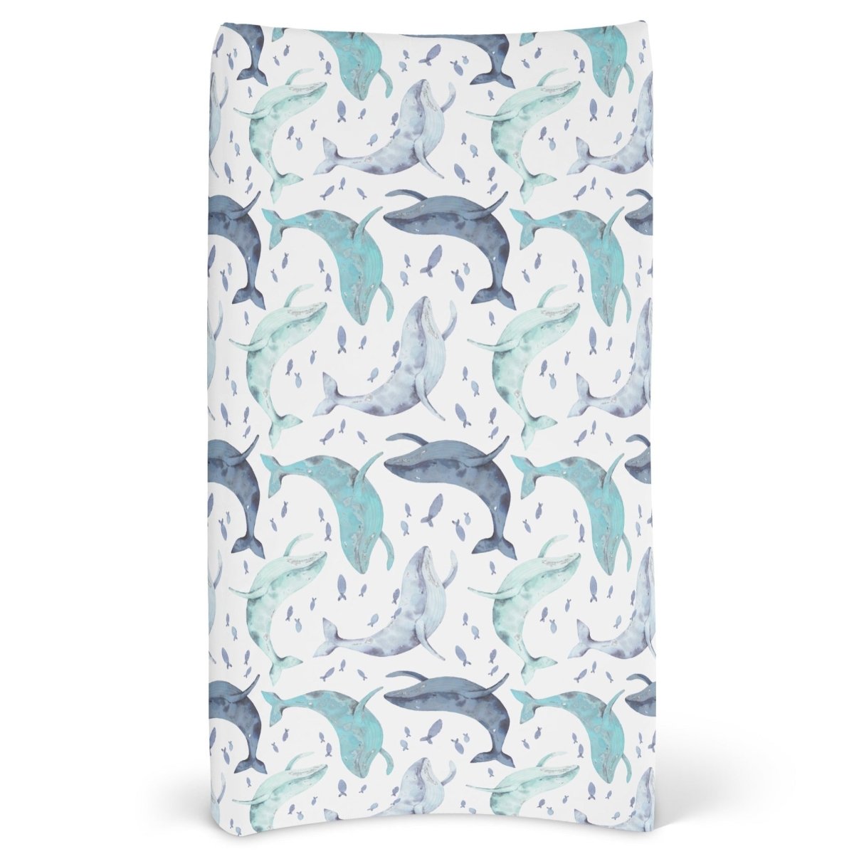 Oh Whale! Changing Pad Cover - gender_boy, gender_neutral, Oh Whale!