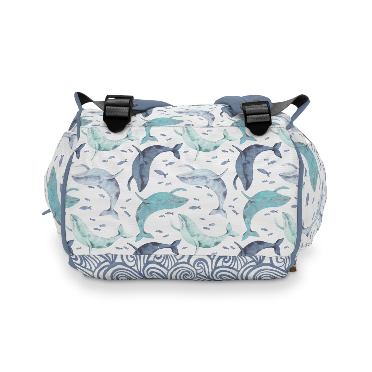 Oh Whale! Personalized Backpack Diaper Bag - gender_boy, gender_neutral, Oh Whale!