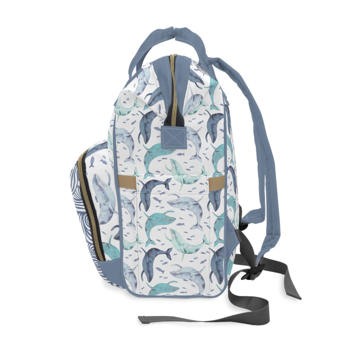 Oh Whale! Personalized Backpack Diaper Bag - gender_boy, gender_neutral, Oh Whale!