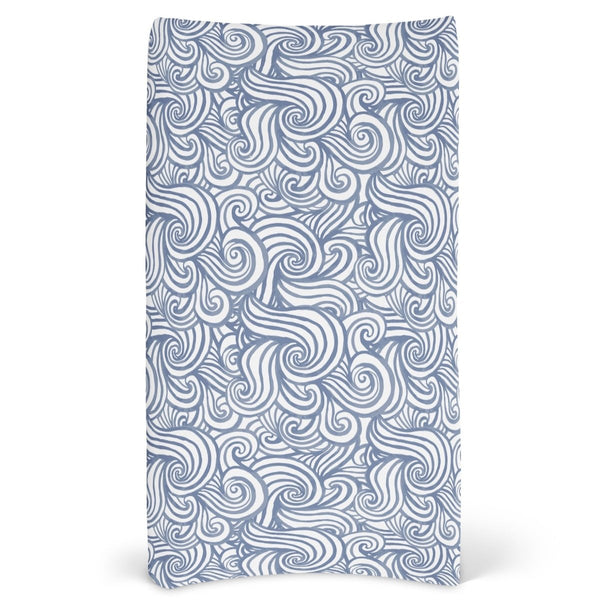 Oh Whale! Wave Changing Pad Cover - gender_boy, gender_neutral, Oh Whale!
