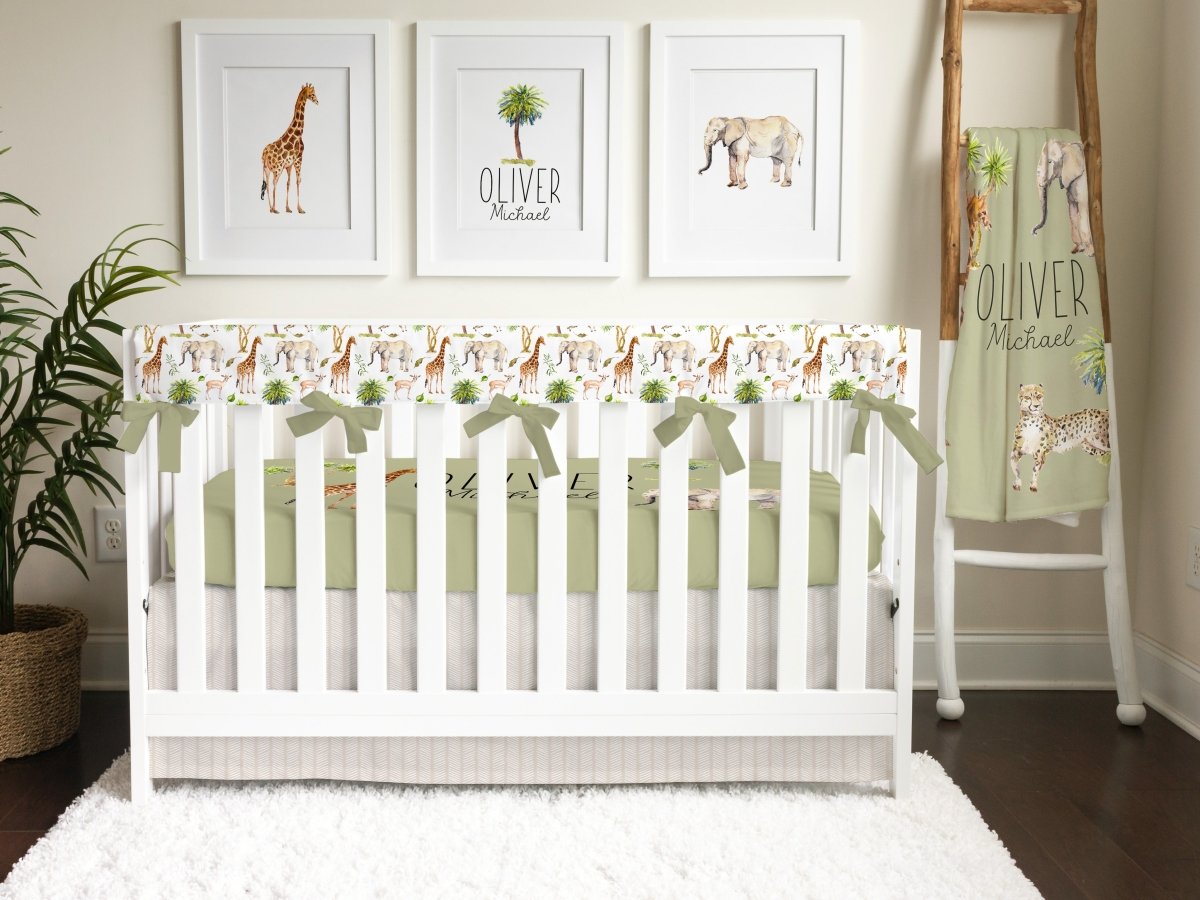 On Safari Crib Bedding - gender_boy, gender_neutral, On Safari