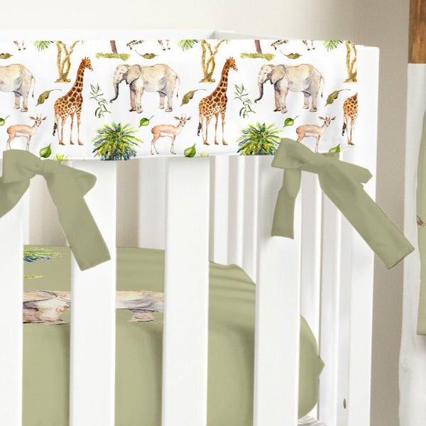 On Safari Crib Rail Guards - gender_boy, gender_neutral, On Safari