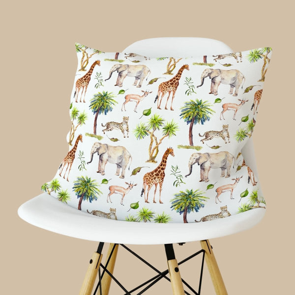 On Safari Nursery Pillow - gender_boy, gender_neutral, On Safari