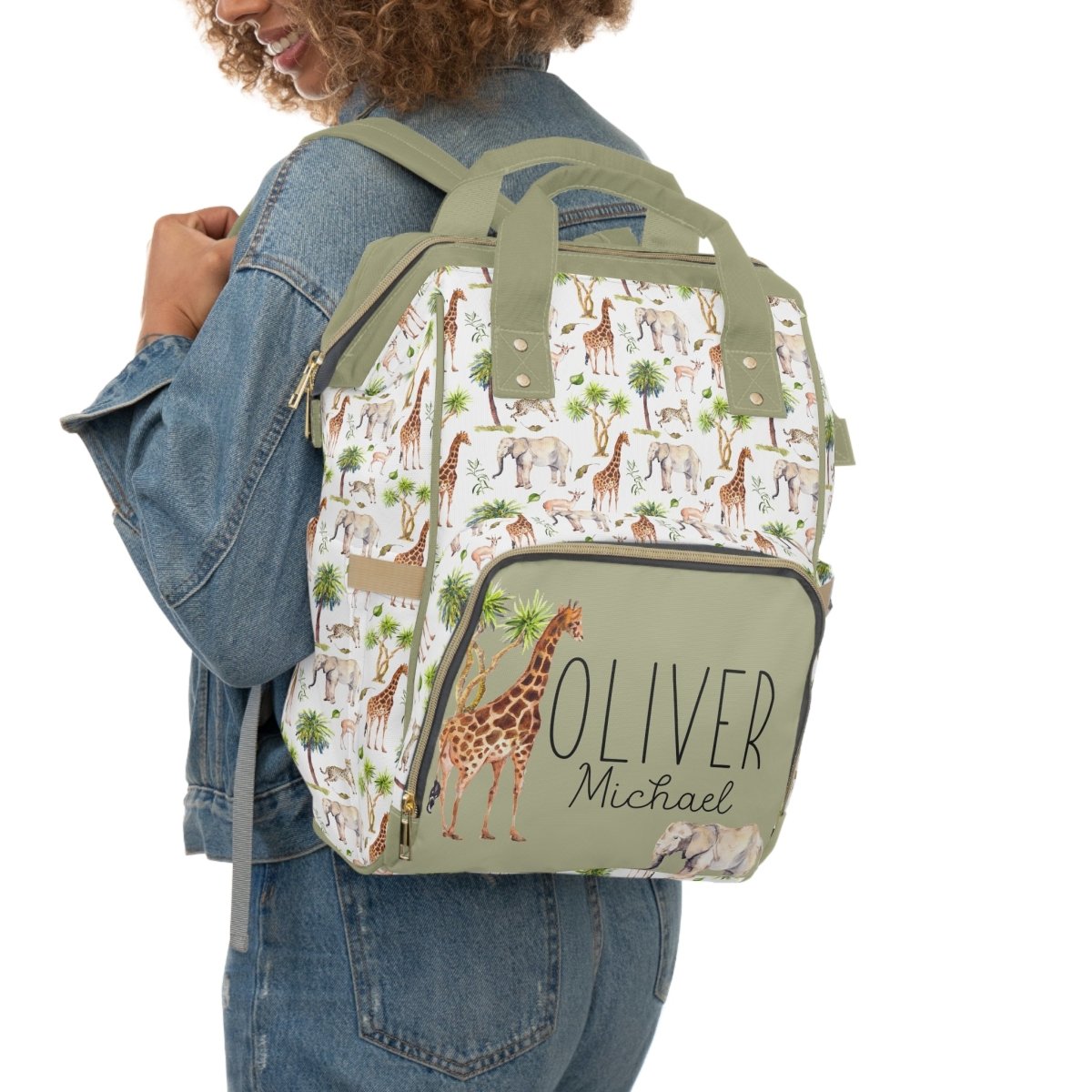 On Safari Personalized Backpack Diaper Bag - gender_boy, gender_neutral, On Safari