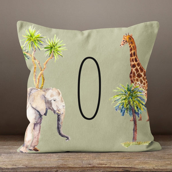On Safari Personalized Throw Pillow - Throw Pillow