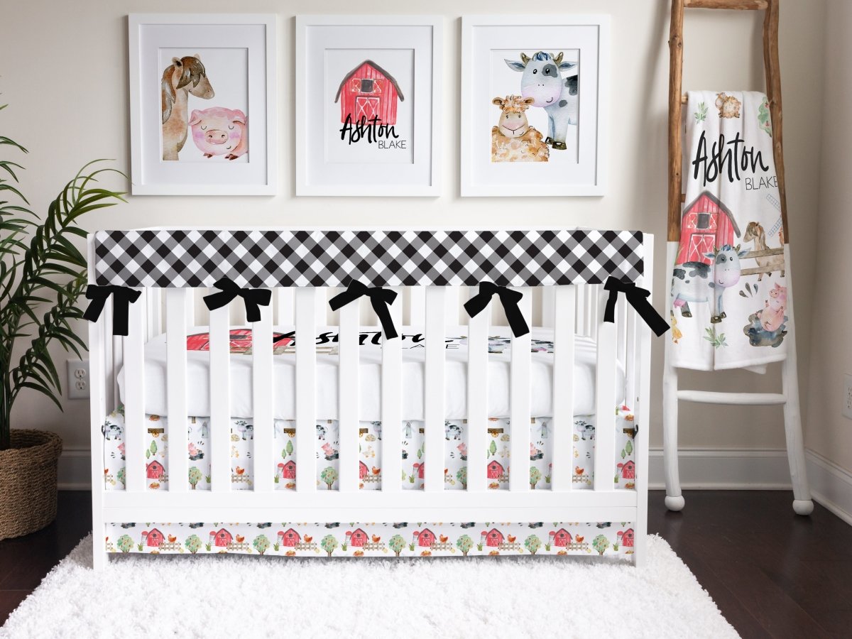 On the Farm Crib Skirt - gender_boy, gender_neutral, On the Farm