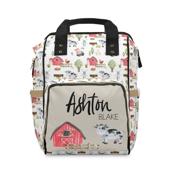 On the Farm Personalized Backpack Diaper Bag - Backpack