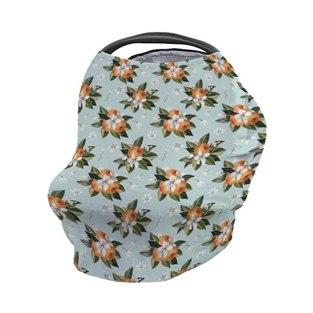 Orange Blossom Car Seat Cover - gender_girl, Orange Blossom, Theme_Floral