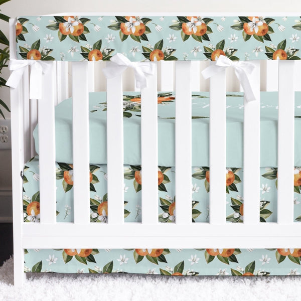Orange Blossom Crib Bedding - Crib Bedding Sets