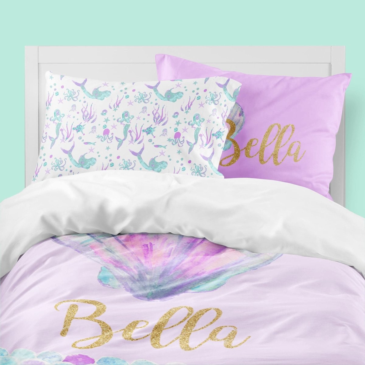 Jewel Mermaids Personalized Kids Bedding Set (Comforter or Duvet Cover) - gender_girl, Jewel Mermaid, Jewel Mermaids