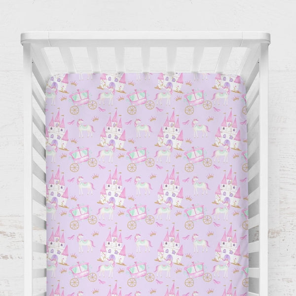 Pink Princess Crib Sheet - gender_girl, ,