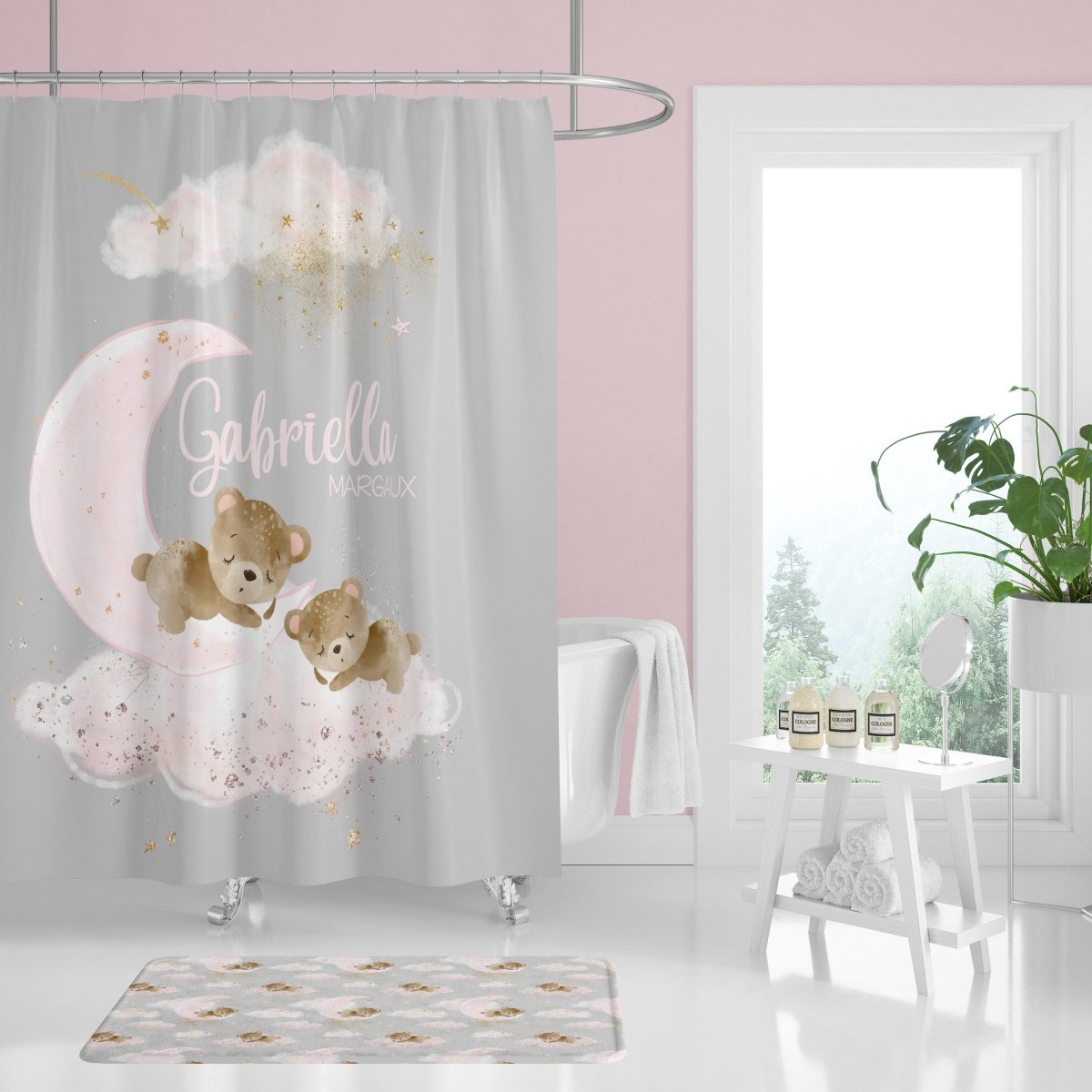 Pink Teddy Bear Bathroom Collection - gender_girl, Pink Teddy Bear,