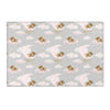 Pink Teddy Bear Nursery Rug - gender_girl, Pink Teddy Bear,