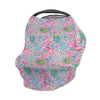 Preppy Summer Car Seat Cover - gender_girl, Preppy Summer, Theme_Tropical