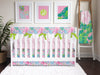 Preppy Summer Crib Skirt - gender_girl, Preppy Summer, Theme_Tropical