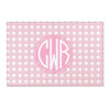 Preppy Summer Monogrammed Nursery Rug - gender_girl, Preppy Summer, text