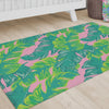 Preppy Summer Palm Nursery Rug - gender_girl, Preppy Summer, Theme_Tropical