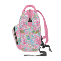 Preppy Summer Personalized Backpack Diaper Bag - gender_girl, Preppy Summer, text
