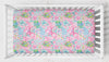 Preppy Summer Ruffled Crib Bedding - gender_girl, Preppy Summer, text