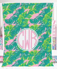 Preppy Summer Ruffled Crib Bedding - gender_girl, Preppy Summer, text