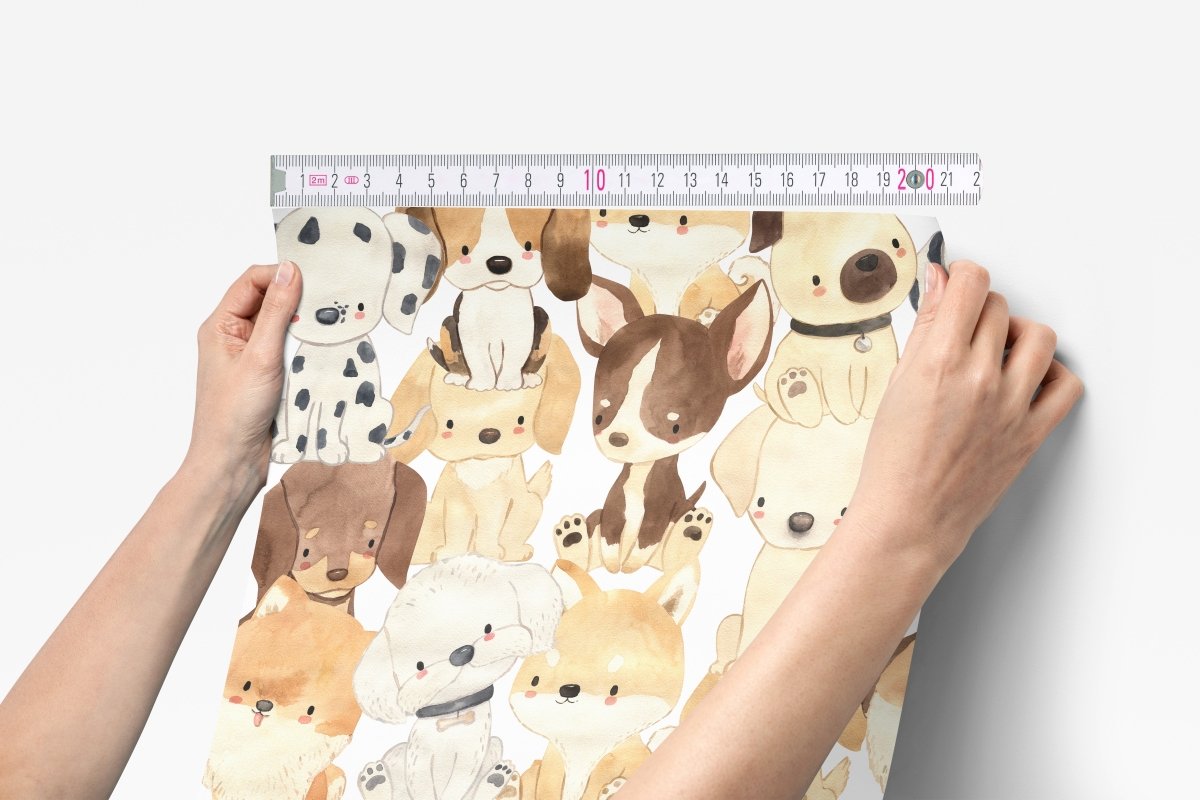 Puppy Dog Peel & Stick Wallpaper - gender_boy, gender_neutral,
