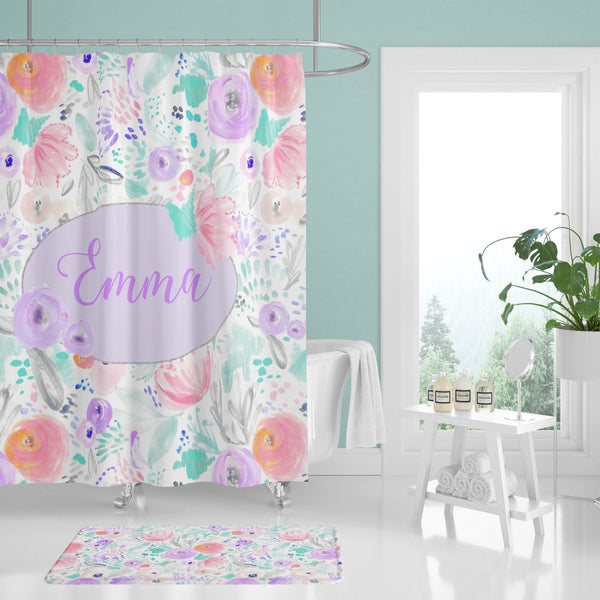 Purple Blooms Bathroom Collection - gender_girl, Purple Blooms, Theme_Floral