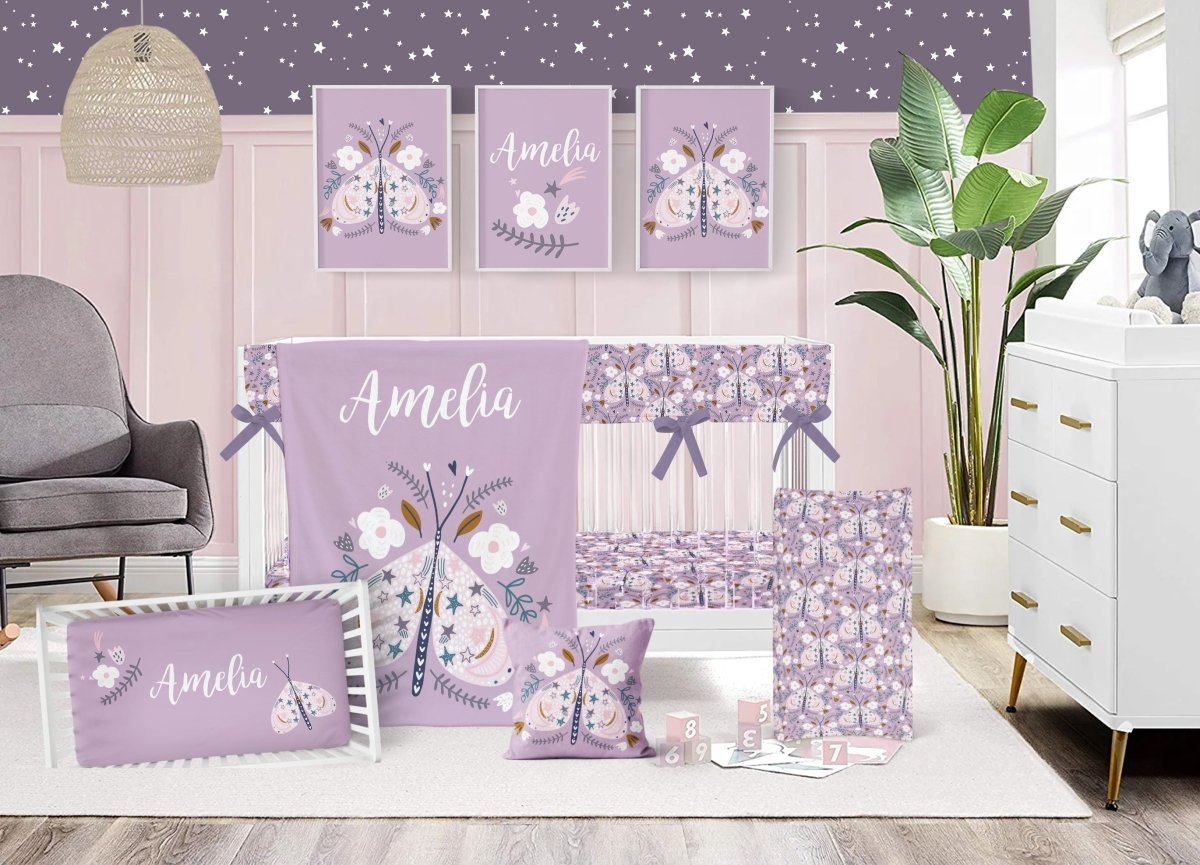 Purple Butterfly Throw Pillow - gender_girl, Purple Butterfly, Theme_Butterfly