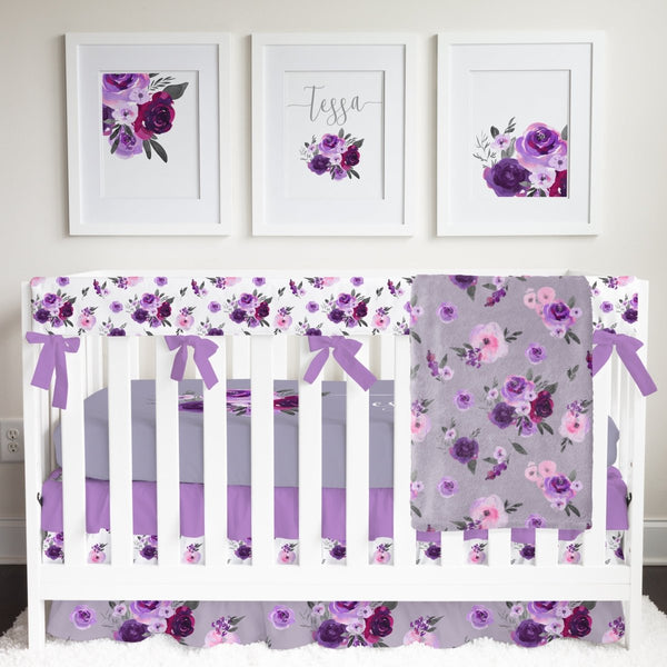 Purple Floral Nursery Collection - Nursery Collection