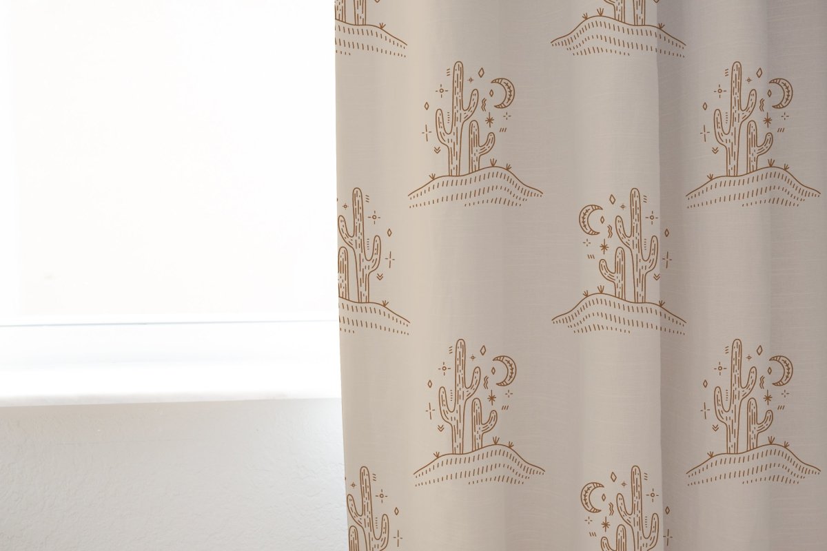 Roam Free Cactus Curtain Panel - gender_boy, Roam Free, Theme_Boho