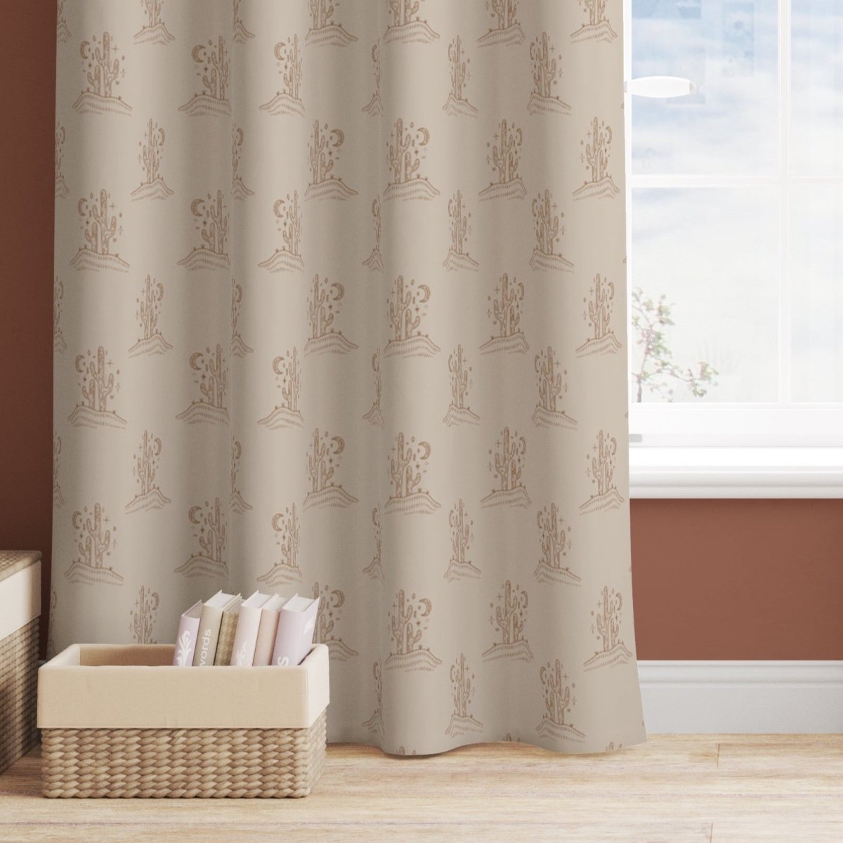 Roam Free Cactus Curtain Panel - gender_boy, Roam Free, Theme_Boho