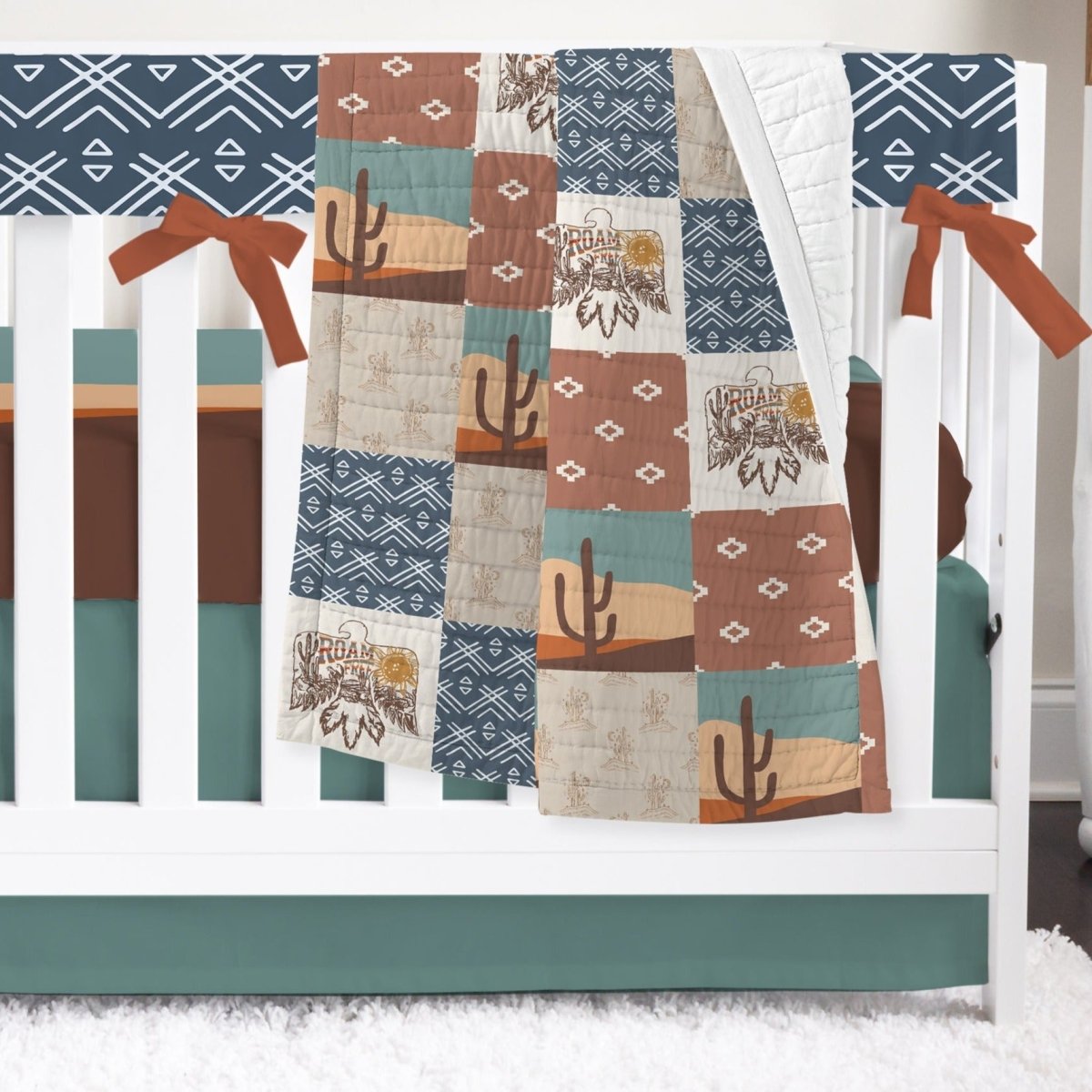 Roam Free Crib Bedding - gender_boy, Roam Free, text