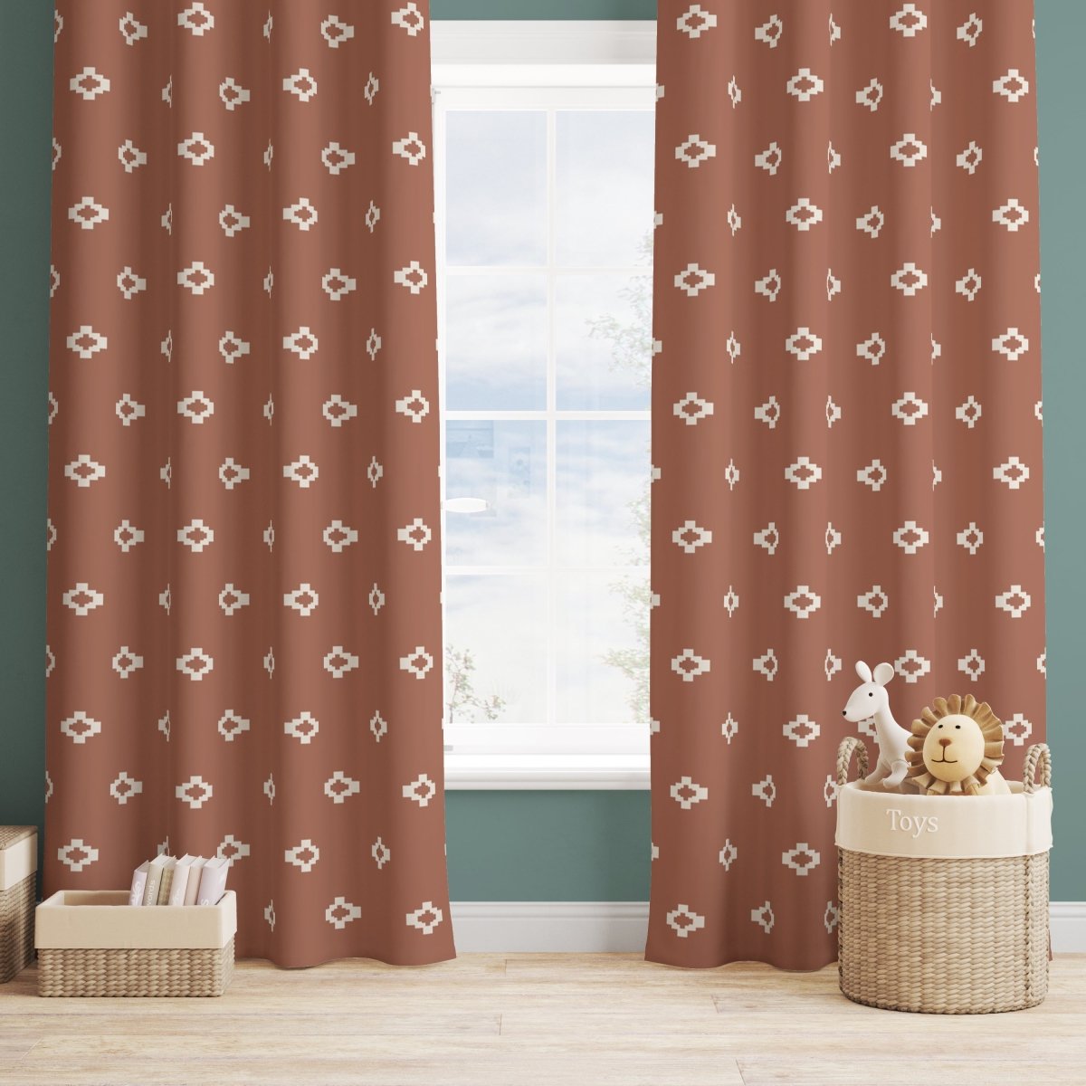 Roam Free Diamond Curtain Panel - gender_boy, Roam Free, Theme_Boho
