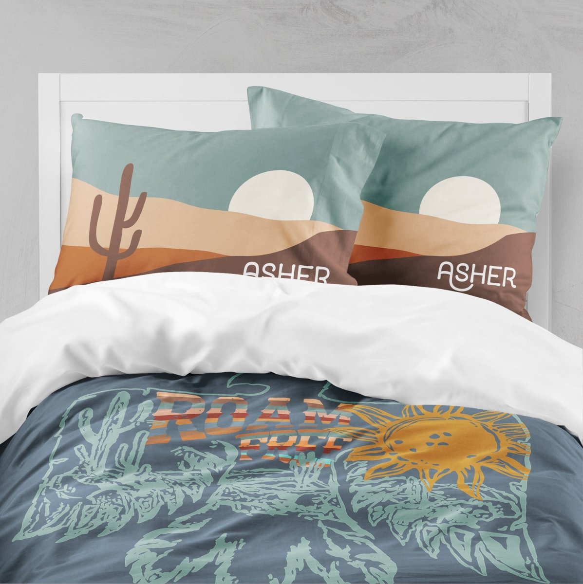 Roam Free Personalized Kids Bedding Set (Comforter or Duvet Cover) - gender_boy, Roam Free, text