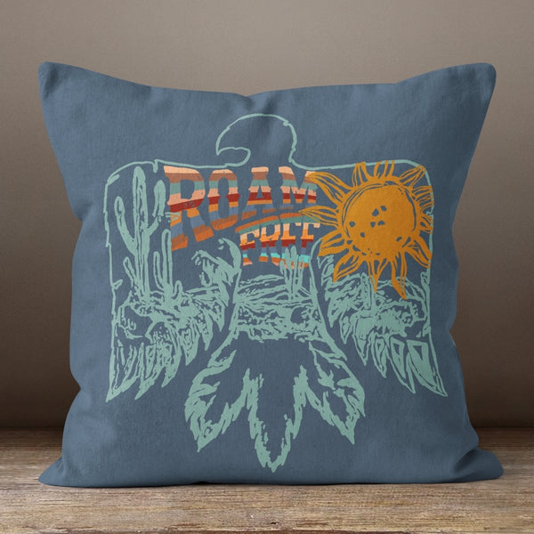 Roam Free Throw Pillow - gender_boy, Roam Free, Theme_Boho