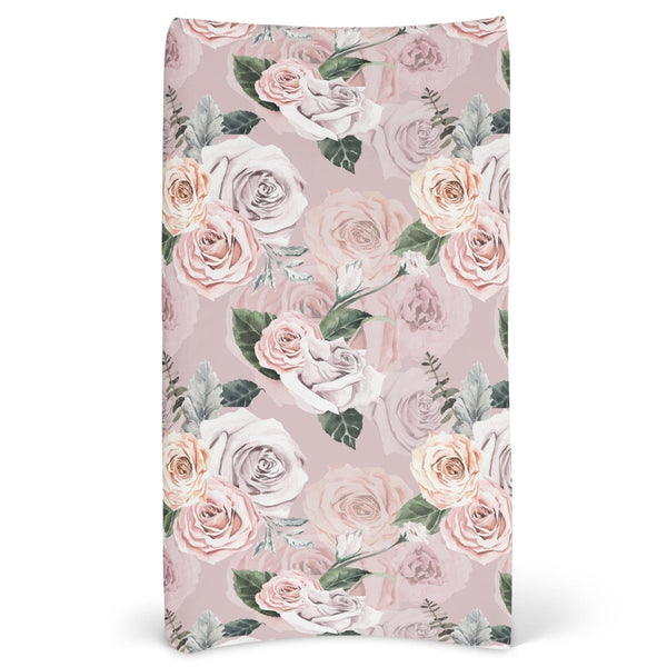 Romantic Rose Changing Pad Cover - gender_girl, Romantic Rose, Theme_Floral