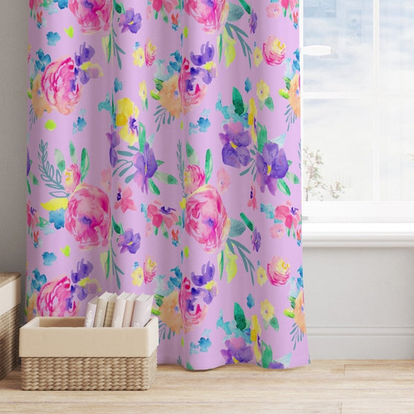 Safari Babe Floral Curtain Panel - gender_girl, Safari Babe, Theme_Floral