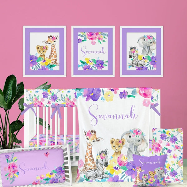 Safari Babe Nursery Collection - gender_girl, Safari Babe, text